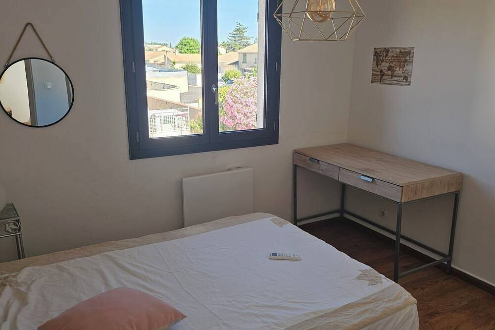 Villa piscine proche plages climatisée entre Nimes et Montpellier 6 personnes in Marsillargues, Côte méditerranéenne (France)