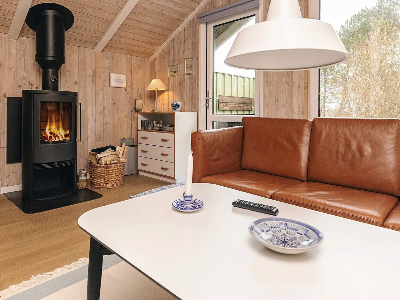 Abgeschiedener Strand Ruckzug in Napstjert, Jerup