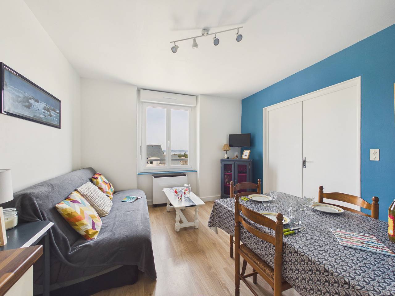 Appartement entier, Appartement vue mer pour 3 à 200m de la plage in Fouesnant, Côte de Cornouaille