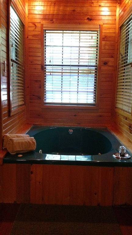 Blockhütte für 4 Personen, mit Terrasse und Whirlpool - 1