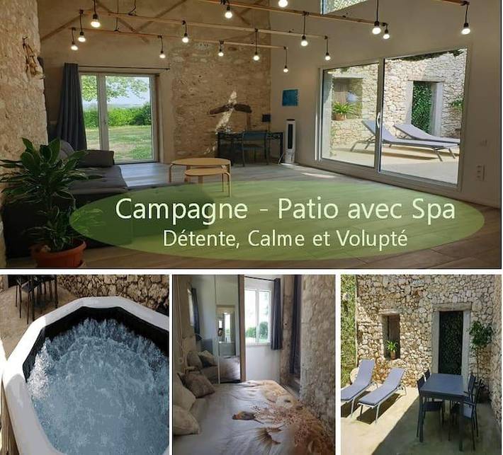 Maison de vacances pour 4 personnes, avec jacuzzi et jardin
