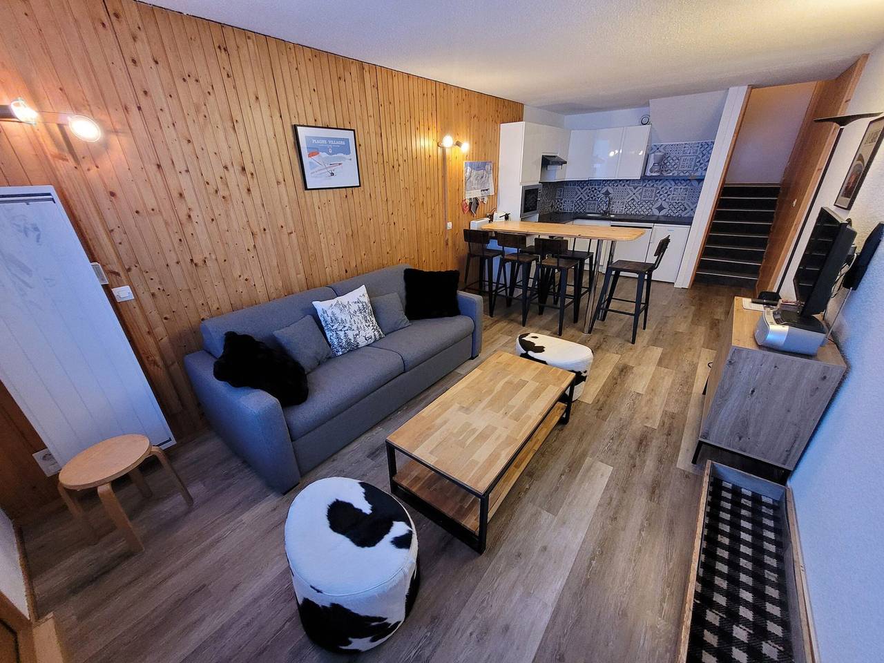 Apartamento entero, Apartamento Tríplex 2 Piezas · A Pie de Pista · Terraza in La Plagne, La Plagne-Tarentaise