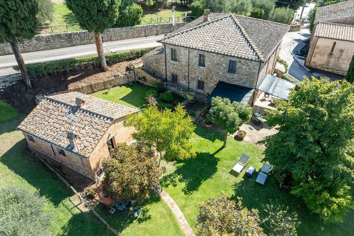 Feriehus for 2 personer, med hage i Pienza