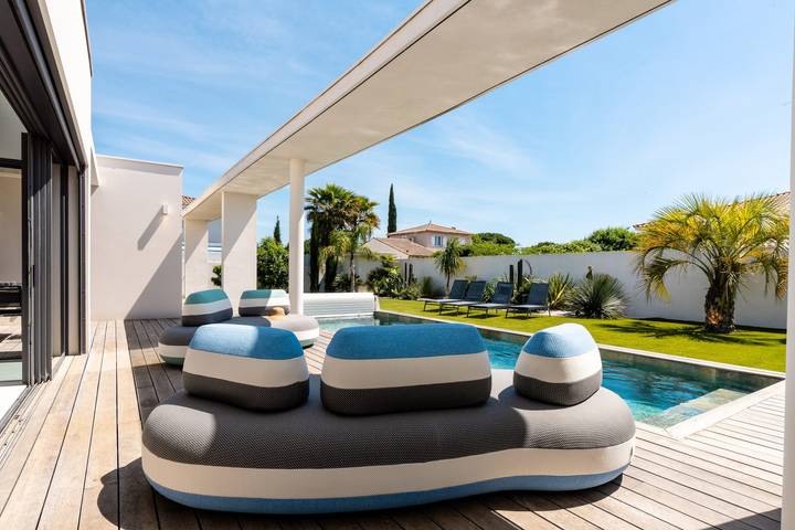 Villa pour 8 personnes, avec jardin et piscine à Agde