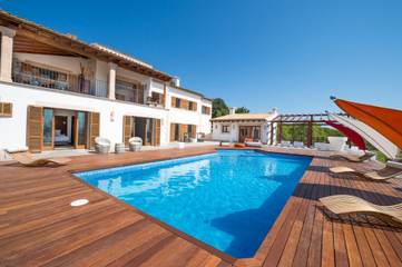 Finca für 10 Personen, mit Pool und Balkon sowie Garten in Moscari