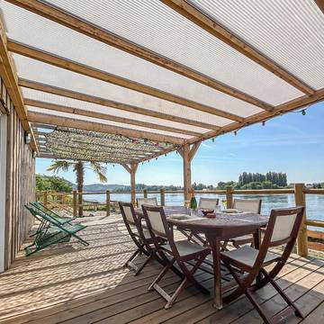 Gîte pour 2 personnes, avec terrasse et vue à Duclair