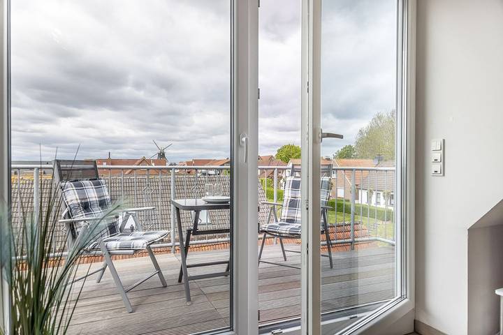 Ferienwohnung für 3 Personen, mit Balkon in Carolinensiel