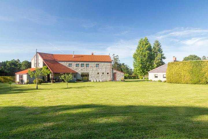 Maison de vacances pour 9 personnes, avec Terrasse ainsi que Jardin et Vue