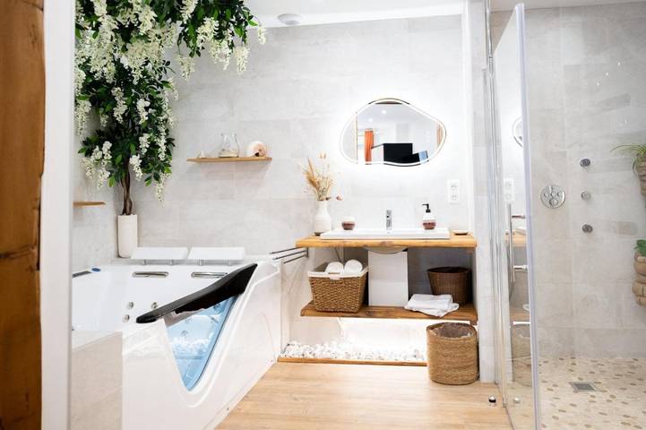 Appartement de vacances pour 2 personnes, avec Jacuzzi