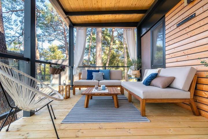 Camping für 5 Personen, mit Terrasse und Ausblick in Rovinj