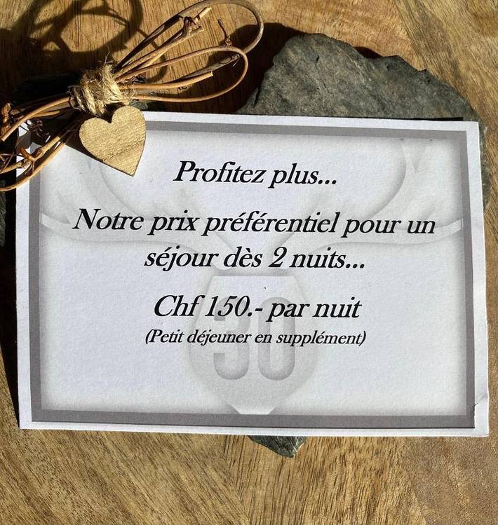 Chambre d’hôte pour 2 personnes, avec terrasse ainsi que jardin et vue en Suisse - 2