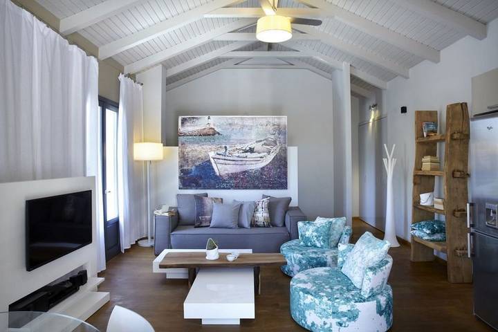 Location de vacances pour 4 personnes, avec Vue sur l’océan et Terrasse dans Άσος - 3