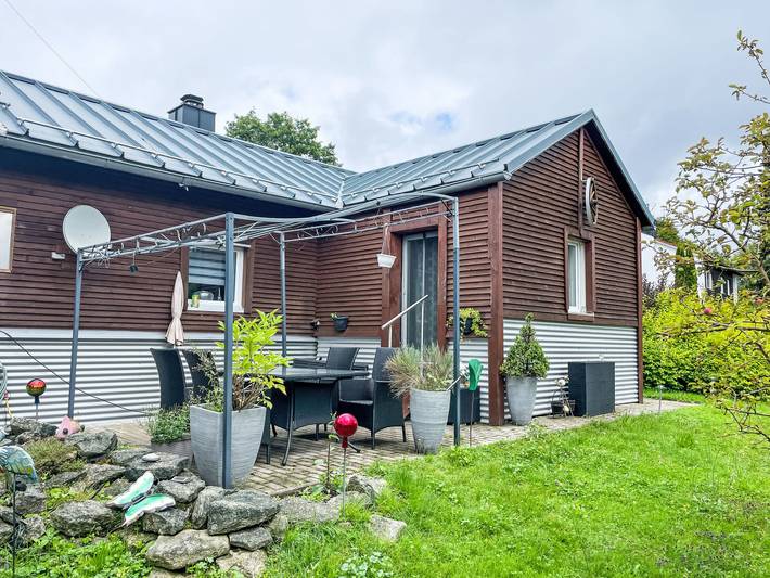 Ferienhaus für 4 Personen, mit Terrasse und Ausblick sowie Sauna und Garten in Neureichenau