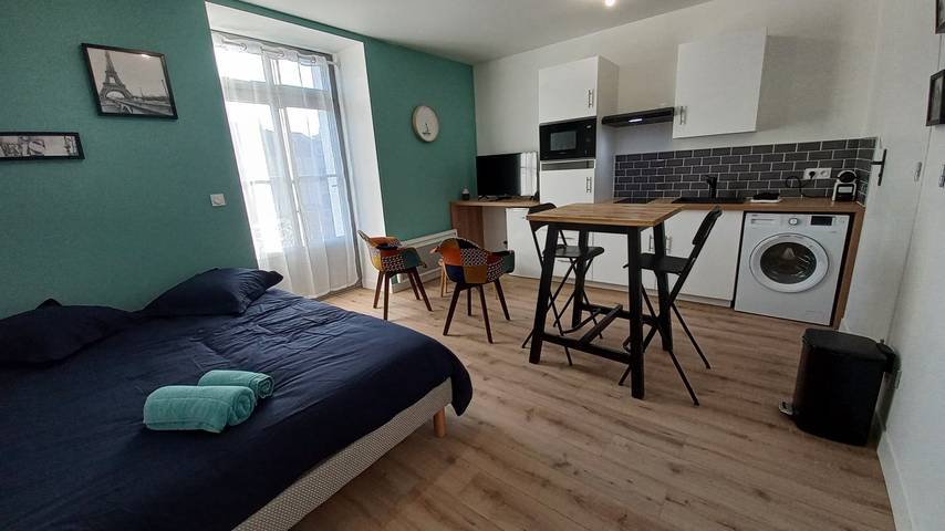 Studio pour 2 personnes, avec balcon, animaux acceptés - 1