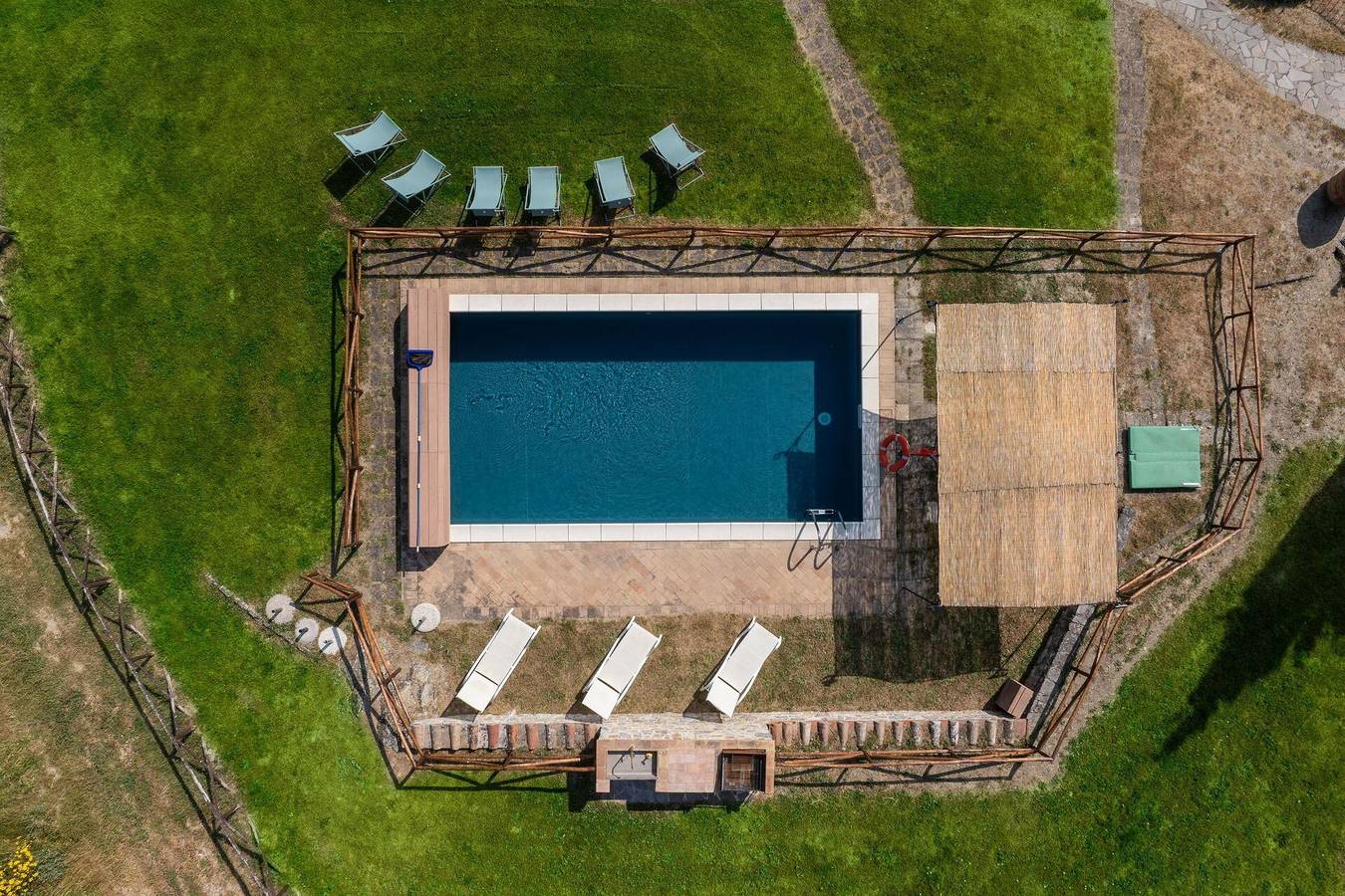 Villa für 6 Personen mit Pool in Campiglia d'Orcia, Castiglione d'Orcia und Umgebung