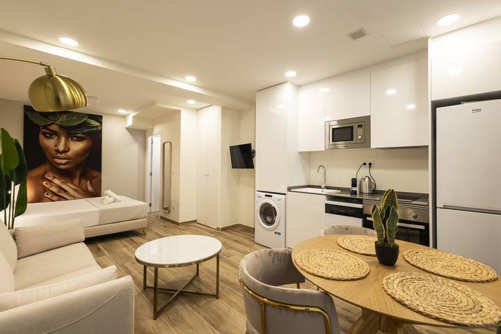 Studio für 4 Personen, mit Terrasse in Valencia