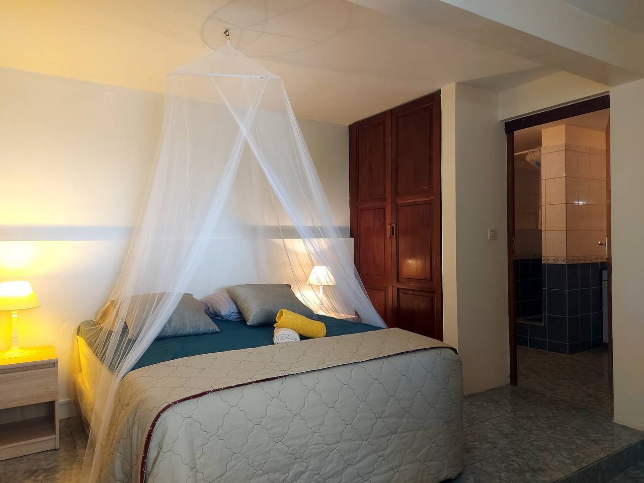 Casa encantadora en Le Diamant con vista al mar y jardín in Le Diamant, Martinica