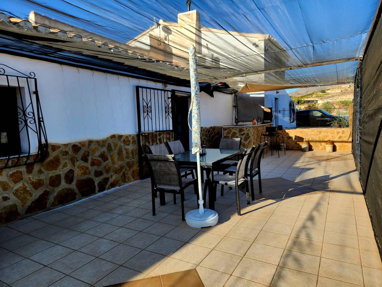 Geheel vakantieappartement, Casita-1 To 2Guests-Pool-Patio-Bbq-Parking in Huércal-Overa, Almería Provincie