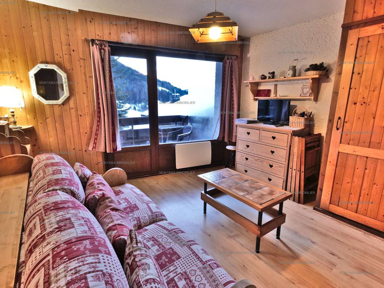 Studio entier, Studio cosy pour 4 au Grand-Bornand avec balcon in Le Grand-Bornand, Région d'Annecy