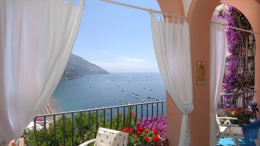 Villa for 8 people, with Terrace and View in Positano