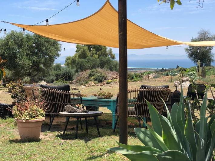 Tienda para 4 personas, con Terraza y Jardín además de Piscina y Vistas en Tarifa