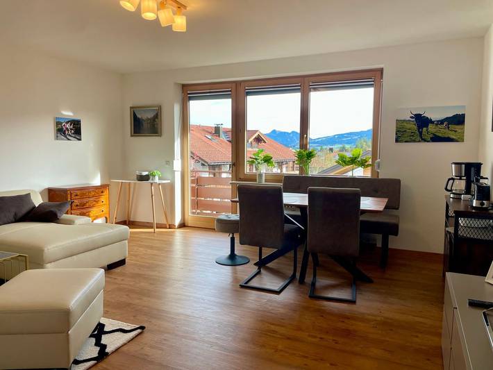 Ferienwohnung für 5 Personen, mit Balkon und Ausblick sowie Sauna, mit Haustier in Bolsterlang - 3