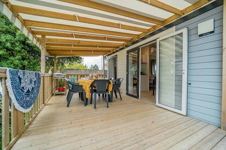 Camping pour 6 personnes, avec bassin pour enfant ainsi que sauna et jacuzzi à Brem-sur-Mer - 3