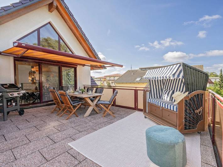 Ferienhaus für 6 Personen, mit Garten und Pool in Heringsdorf