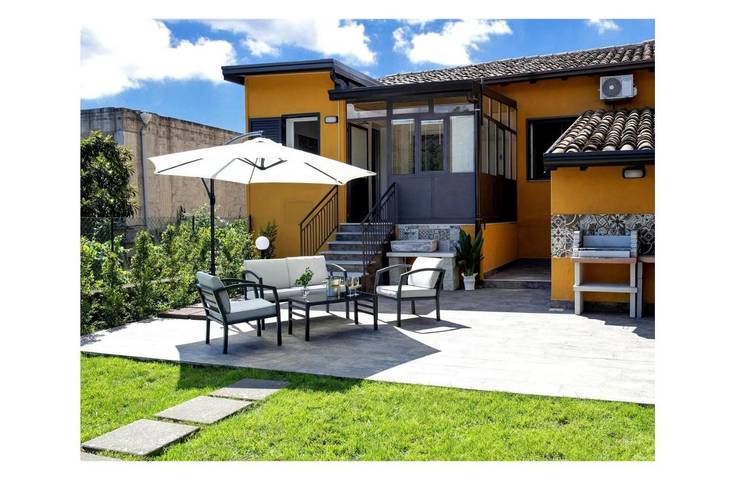 Ferienhaus für 4 Personen, mit Garten und Ausblick
