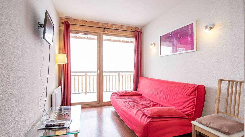 Chalet pour 7 personnes, avec balcon dans Valfréjus