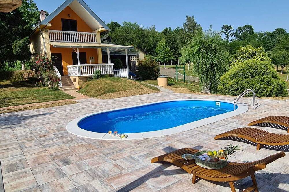 Country house with swimming pool surrounded by pure nature in Brod-Posavina