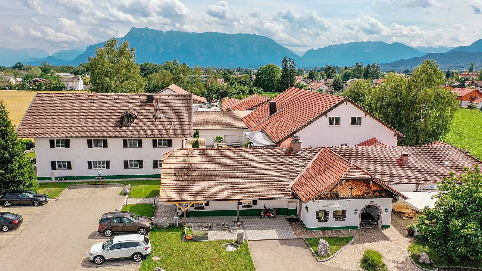 Hotel Restaurant Oedhof - Doppelzimmer mit Dusche und Wc in Freilassing, Rupertiwinkel
