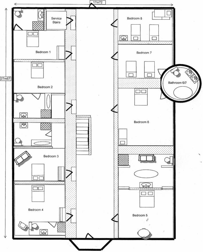 Château pour 15 personnes, avec jardin et terrasse dans le Tarn-et-Garonne - 4