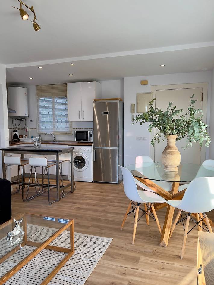 Ganze Wohnung, Ferienwohnung 'Con Vistas A La Bahía' mit Meerblick, Balkon und Wi-Fi in Puerto Real, Costa de la Luz