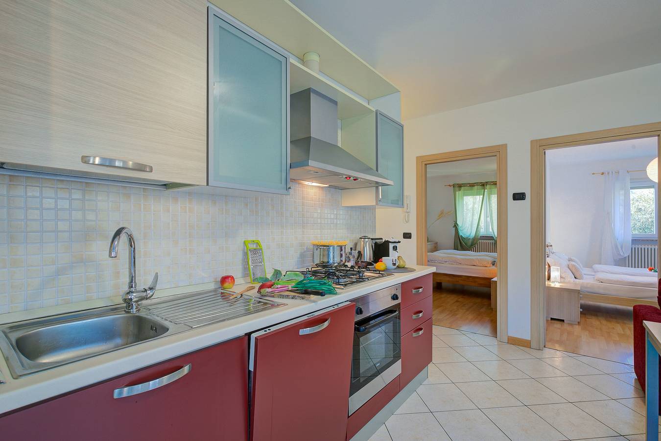 Appartamento intero, Appartamento vacanze per 6 persone con balcone in Torbole, Nago-Torbole