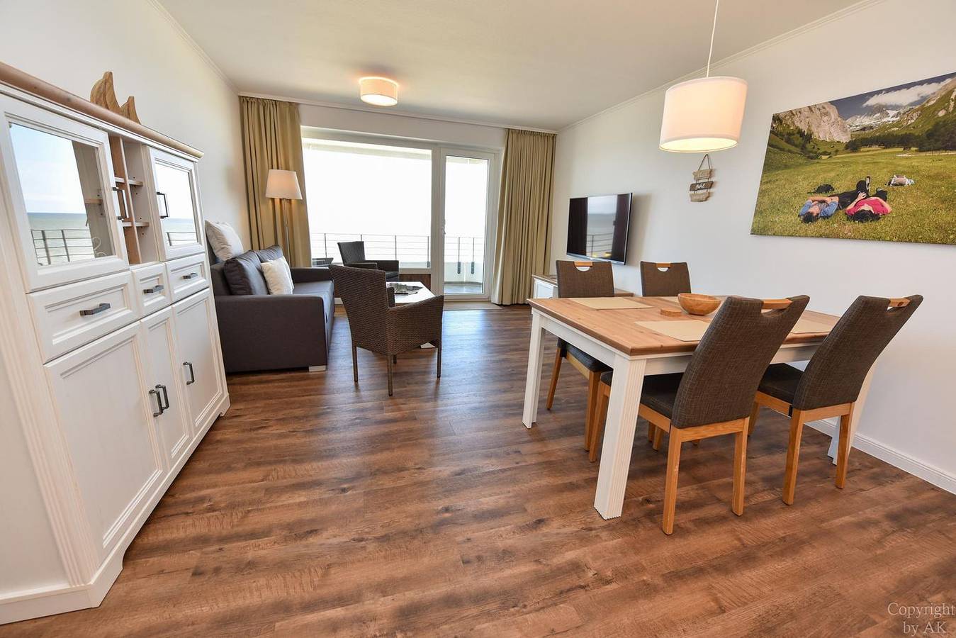 Apartamento entero, Wohnung mit großartigem Panorama-Meerblick in Duhnen, Cuxhaven