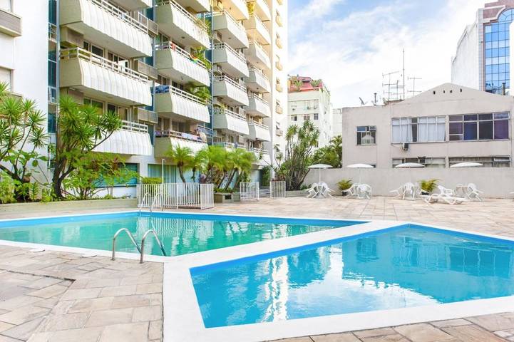 Casa de férias para 7 pessoas, com piscina e jardim e ainda sauna and vista em Copacabana