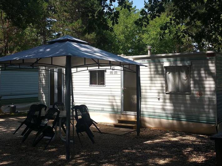 Mobil home pour 4 personnes, avec bassin pour enfant, animaux acceptés à Vagnas - 2