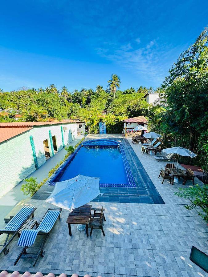 Pousadas para 5 pessoas, com piscina e jardim em Morro de São Paulo