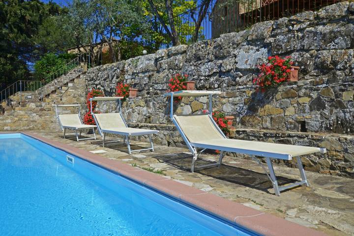 Apartamento de vacaciones para 4 personas, con jardín y piscina - 1