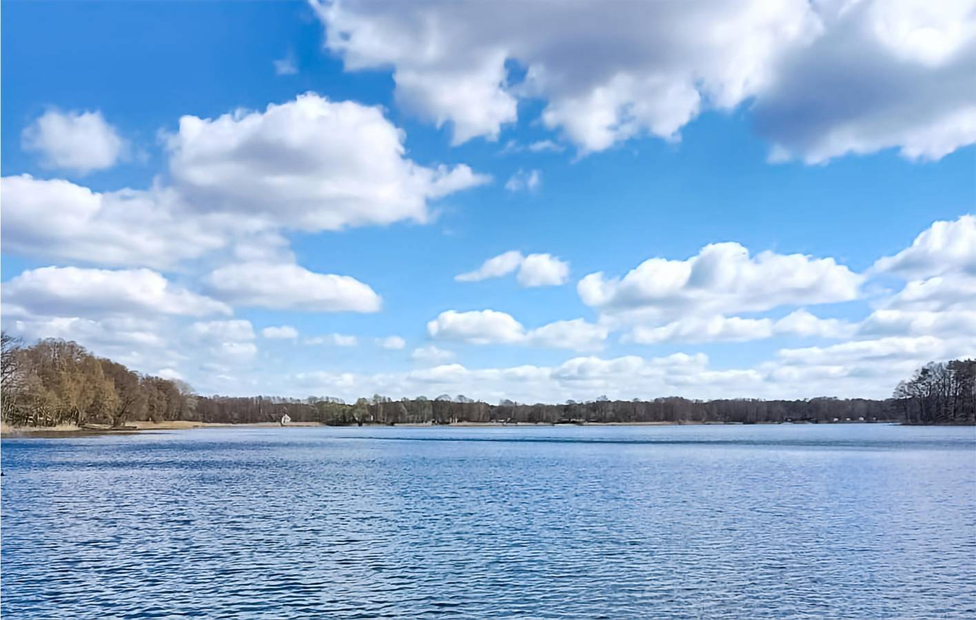Casa de vacaciones para 4 personas con vistas al lago in Gran Polonia (región histórica)