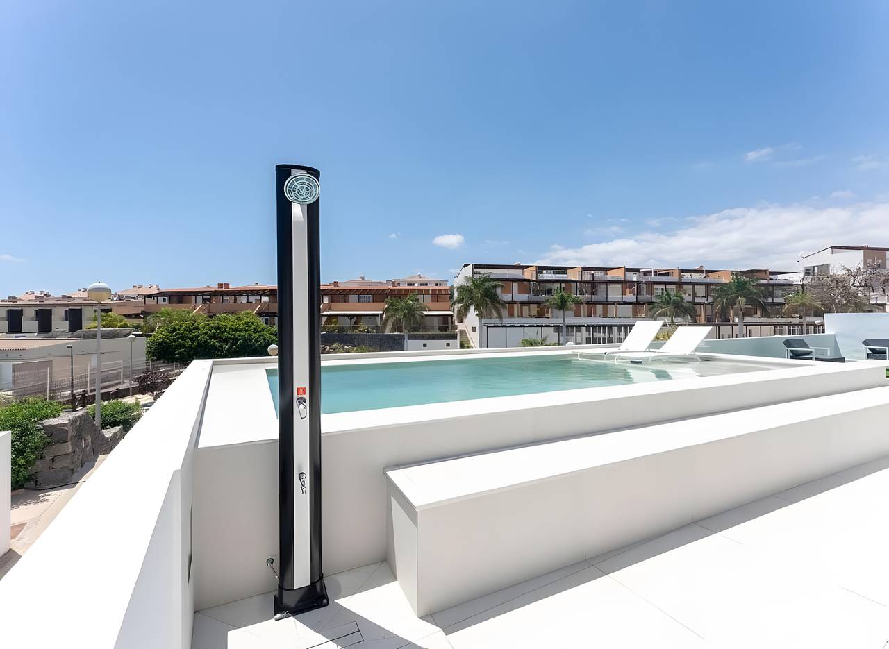 Holiday Villa 'Vistas al Mar' with Sea View, Wi-Fi and Air Conditioning in Las Adelfas, Amarilla Golf