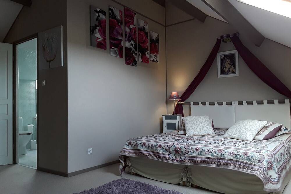 Chambre king size et salon in Tour-en-Sologne, Sologne