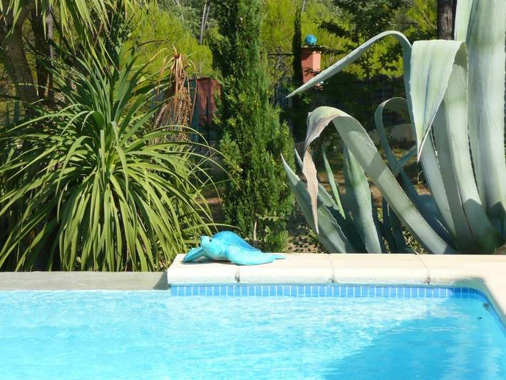 Appartement de vacances pour 2 personnes, avec piscine et jardin