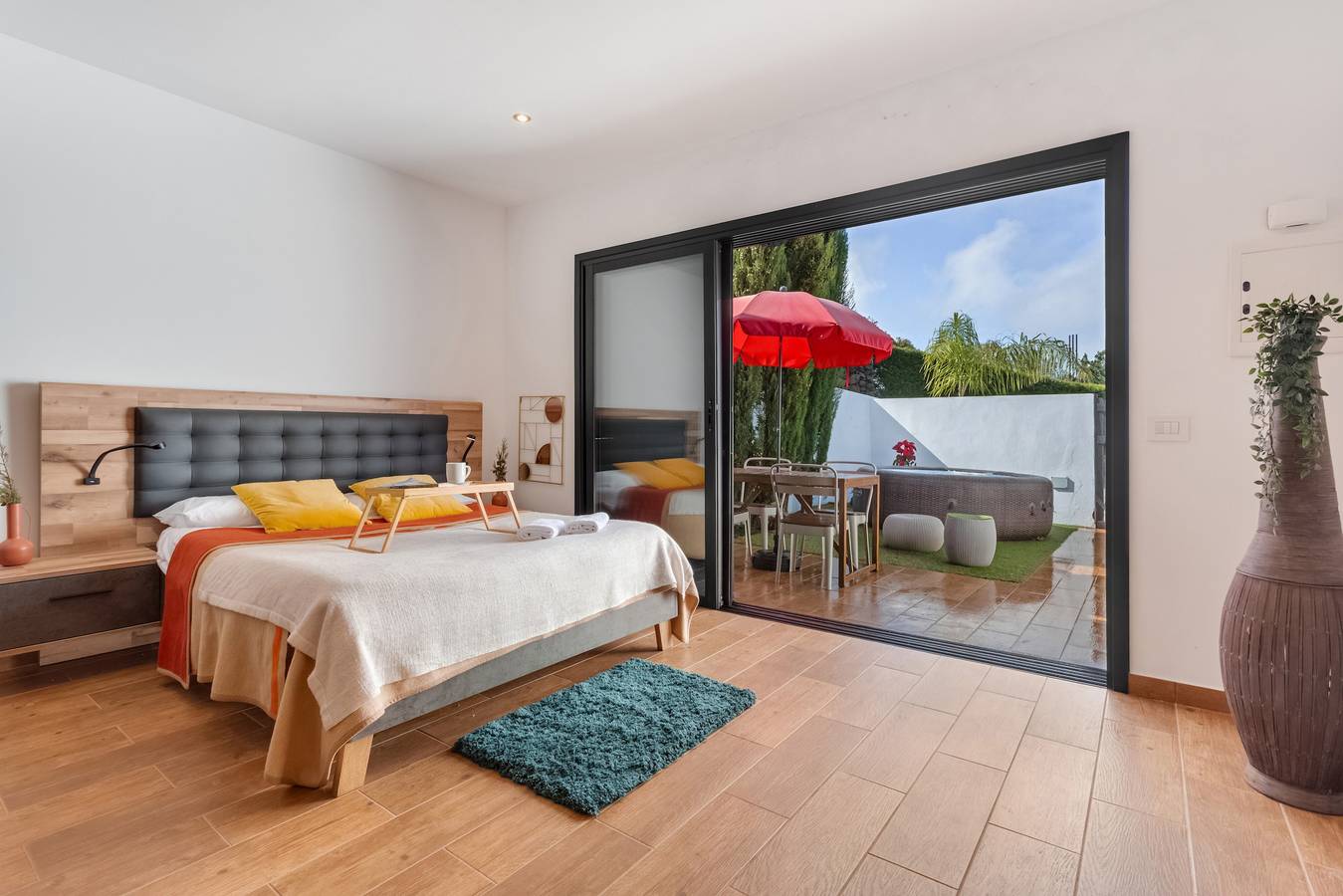 Ökologisches Apartment 'Golosa 4' mit beeindruckender Aussicht, Gemeinschaftspool & Wlan in Cañeño, La Orotava