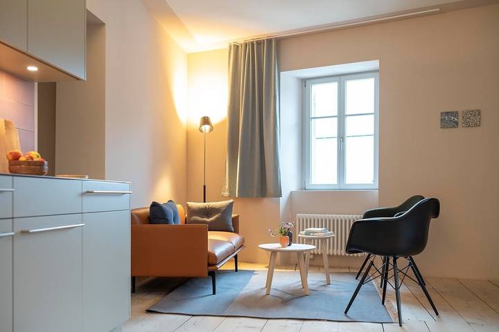 Ferienwohnung für 5 Personen, mit Balkon, mit Haustier in Sent