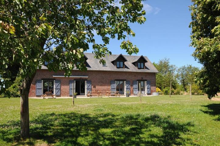 Location de vacances pour 15 personnes, avec terrasse ainsi que jardin et vue à Anglesqueville-l'Esneval - 2