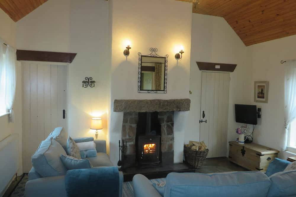 Mullaghduff Reethaus auf der wilden Atlantikstraße, in der Nähe von Kincasslagh, Donegal in Glenties, County Donegal