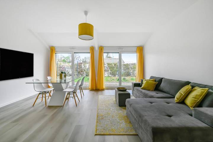 Appartement de vacances pour 6 personnes, avec vue et jardin