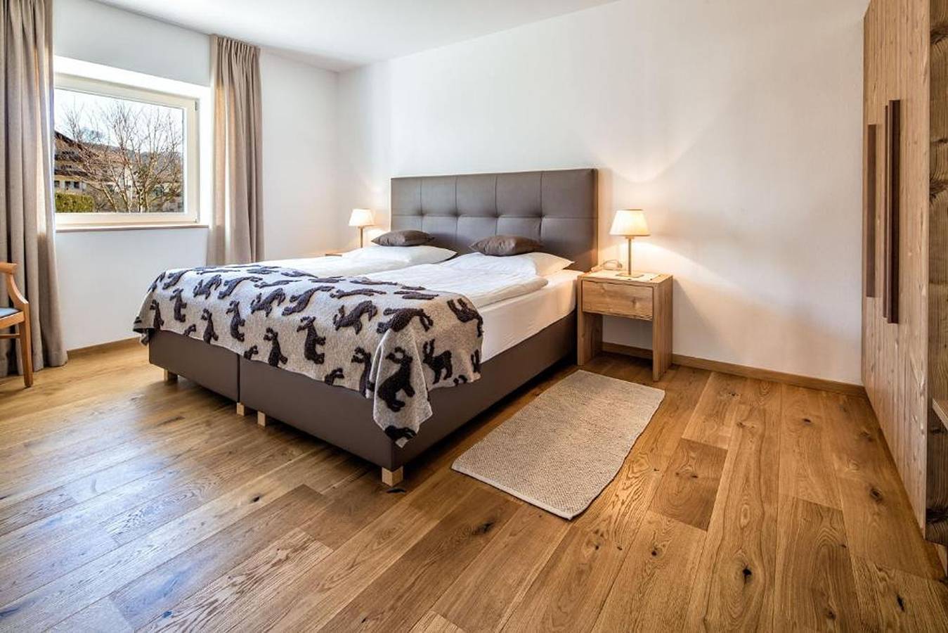 Ganze Wohnung, Ferienwohnung 'Aparment Superior 5' mit Bergblick, Gemeinschaftsgarten und Wlan in Völs am Schlern, Dolomiti Superski